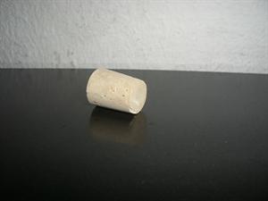 Konisk kork prop. Bund; dia 15 mm, Top; dia 18 mm, 1 stk